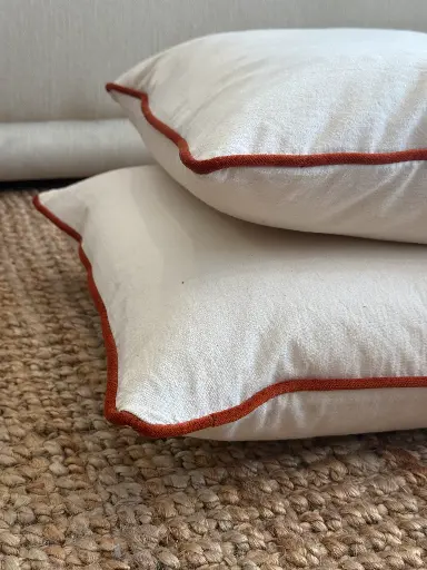 Almohadón con vivos terciopelo