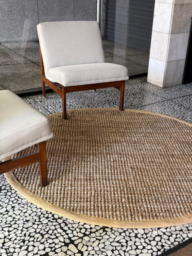 Alfombra Yute Redonda (L)